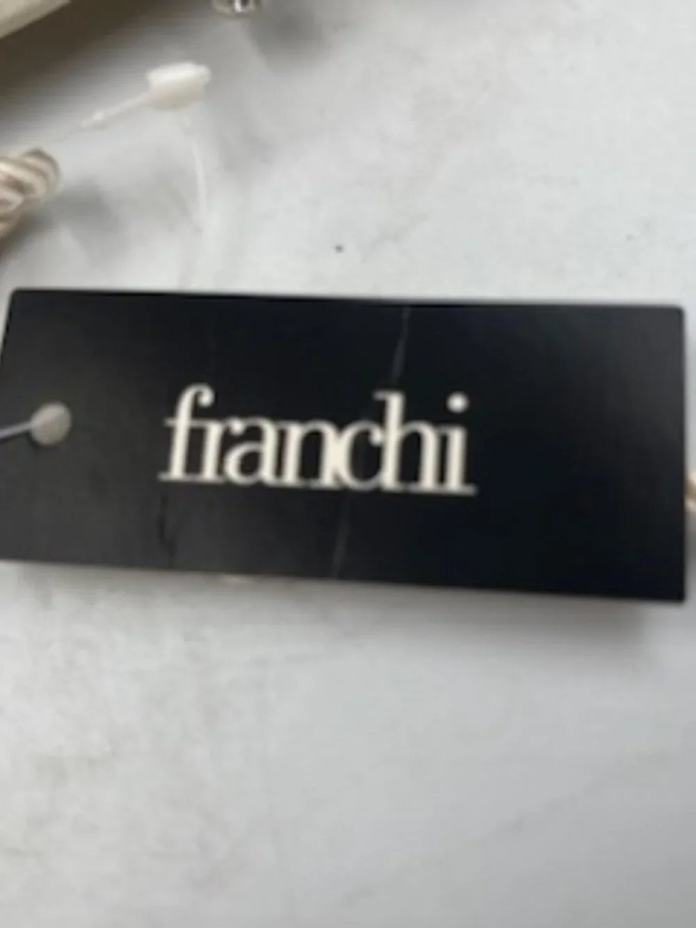 Vintage Franchi White Lace Evening Clutch or Shoulder bag purse NWT